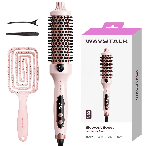 Anúncio: Escova Alisadora Termica Wavytalk Blowout Boost 206 / 5 Temperaturas / 60W / Bivolt - Rosa