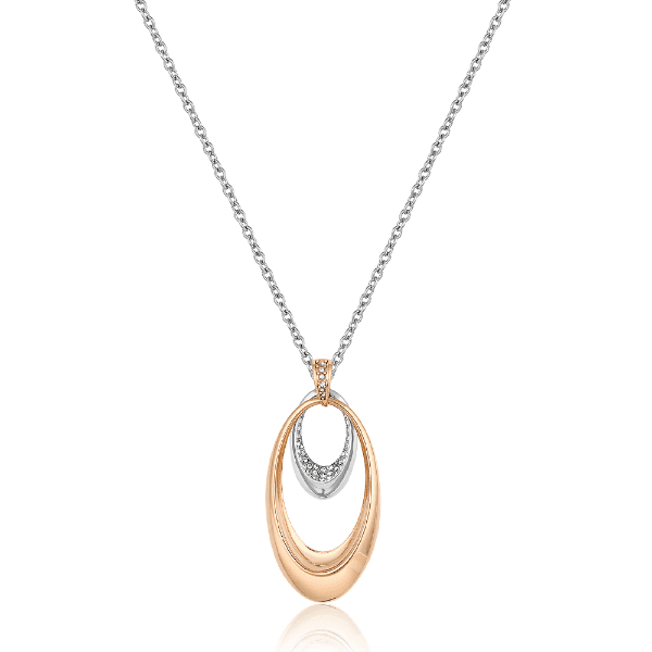Anúncio: Colar Feminino Daniel Klein DKJ.5.20013-4 - Prata/Rose Gold