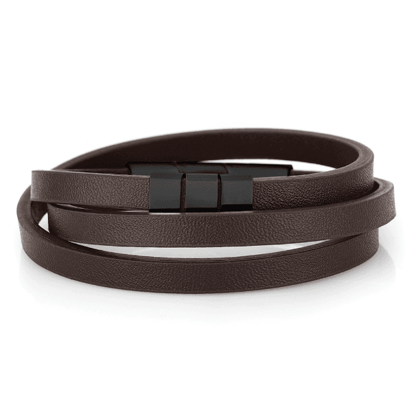 Anúncio: Pulseira Masculino Daniel Klein DKJ.6.10033-3 - Couro Marrom/Preto