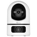 Anúncio: Mini Camera de Segurança 4life 360° TrakDuo Smart WiFi Camera FLU25X / Dual Camera / 3MP + 3MP / 3.5K / Suporte Onvif / Microfone / Alarma / Detecção Humana / Visao Noturna / App Tuya Smart Life - Branco