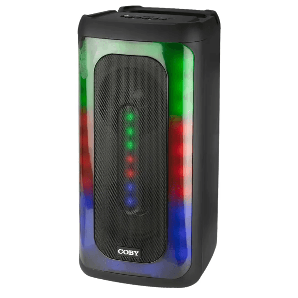 Anúncio: Caixa de Som Coby CY3344-4X2IN-10W-OV / 10W / Bluetooth / USB / SD / Com Microfone / 2x 4'' - Preto