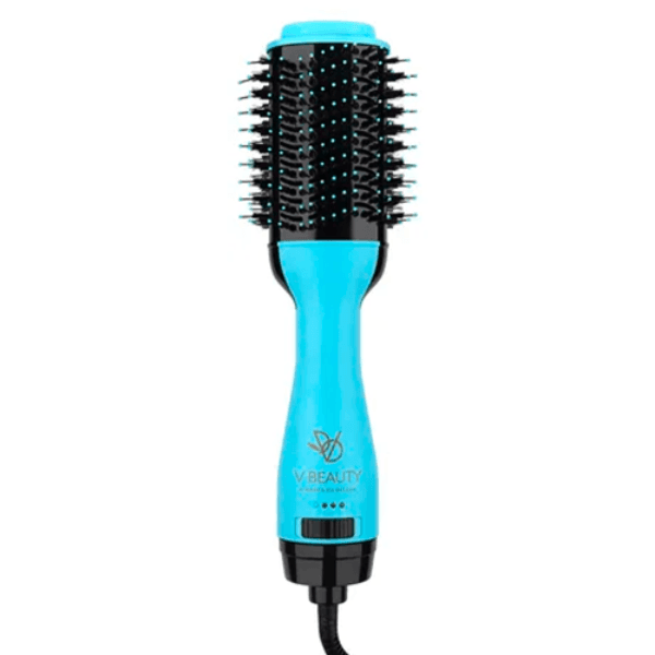 Anúncio: Escova Secadora Eletrica Vbeauty VB5001 / 1200W / 3 Temperaturas / 220V ~ 50/60Hz - Azul/Preto