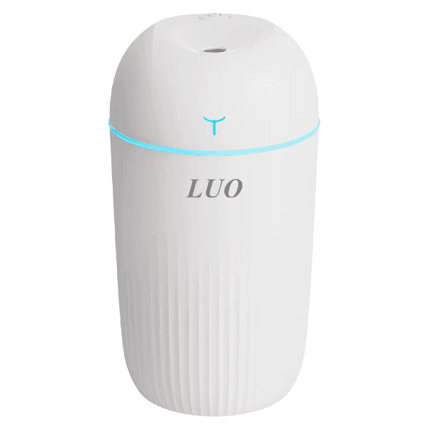 Anúncio: Mini Umidificador de Ar Luo LU-5513 Warm Light / 420ML / 1.5W / Recarregavel - Branco