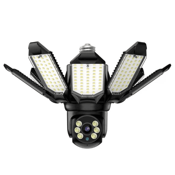 Anúncio: Camera de Segurança 4life FLN39 / Dual Band / 3MP / E26-E27 / WiFi / Detecção Humana / Visao Noturna / Microfone / Full HD / App Tuya Smart Life - Preto