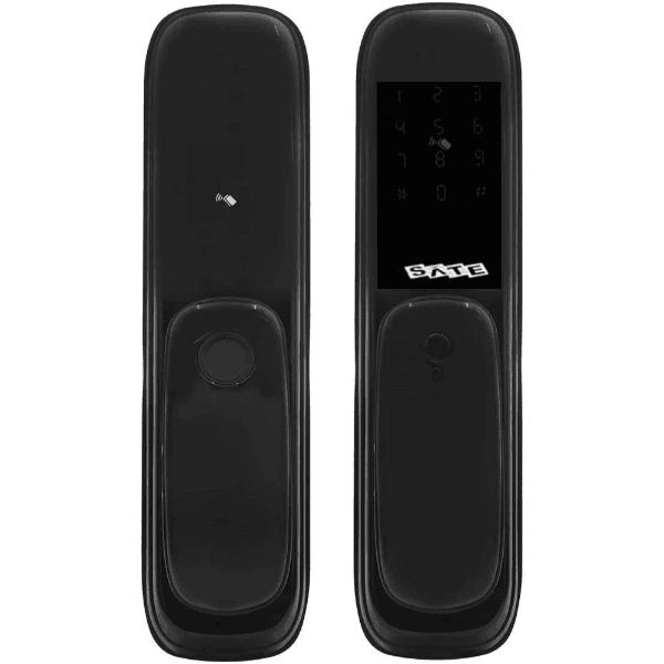 Anúncio: Fechadura Digital Sate SL-78 / Impressão Digital / Cartao / Senha Numérica / App Tuya - Preto