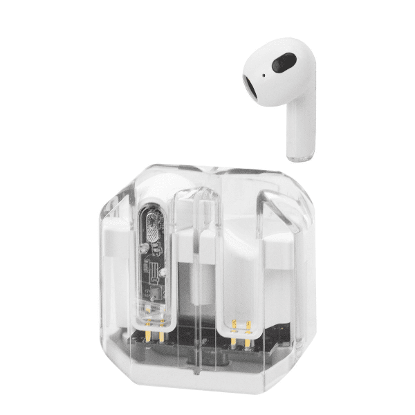 Anúncio: Fone de Ouvido Sem Fio Keen Earphones Y17 Com Bluetooth V5.3 - Branco/Transparente