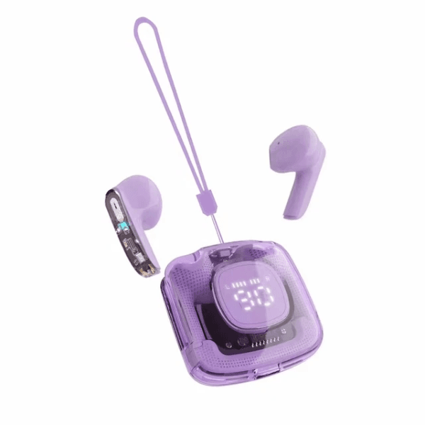Anúncio: Fone de Ouvido Sem Fio Keen Earphones Y12 Com Bluetooth V5.3 - Roxo Claro