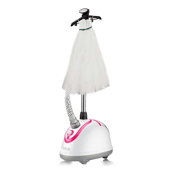 Anúncio: Ferro de Passar a Vapor Ackiliss ACL-63039 / 1800W / 220-240V ~ 50/60Hz - Branco/Rosa