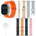 Anúncio: Kit Relogio Smartwatch S30 Ultra2 / 7 Em 1 / Com Bluetooth / 7 Pulseiras / Hlwatch Pro - Color Mix