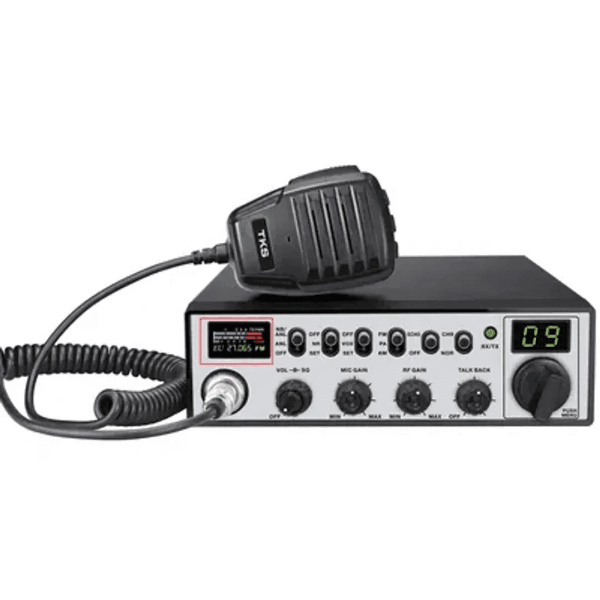 Anúncio: Radio Amador TKS PX 29 PRO Classic / 480 Canais / AM/FM / UHF - Prata/Preto