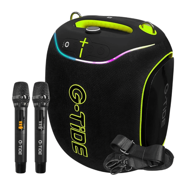 Anúncio: Speaker / Caixa de Som G-TiDE Thunder Bass Max / 300W / Bluetooth / USB / Auxiliar / Microfone - Preto