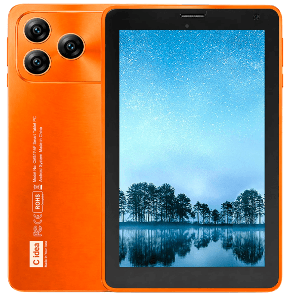 Anúncio: Tablet C Idea CM517 Air / 8GB / 256GB / WiFi / 5G / 7" / Single SIM / 5MP - 8MP / Android 16 - Laranja