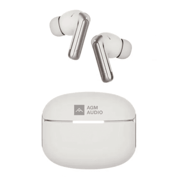 Anúncio: Fone de Ouvido Sem Fio AGM Mobile Buds 8 Com Bluetooth / IPX4 - Bege
