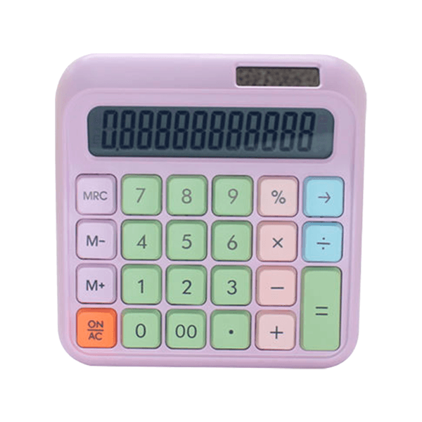Anúncio: Calculadora Compacta Luo LU-646 - Roxo