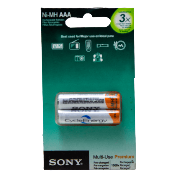 Anúncio: Pilhas Recarregáveis Sony NH-AAA-B2EN / 5000Mah / 2 Pilhas Inclusas AAA