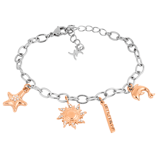 Anúncio: Pulseira Feminina Daniel Klein DKJ.13.10008-4 - Prata/Rose Gold