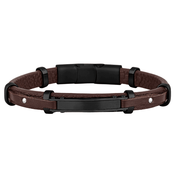 Anúncio: Pulseira Masculino Daniel Klein DKJ.14.10008-3 - Couro Marrom/Preto
