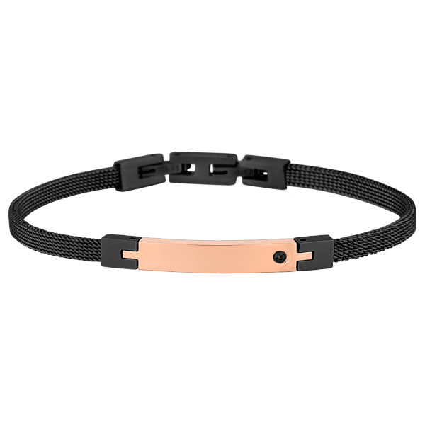 Anúncio: Pulseira Masculino Daniel Klein DKJ.16.10004-4 - Preto/Rose Gold