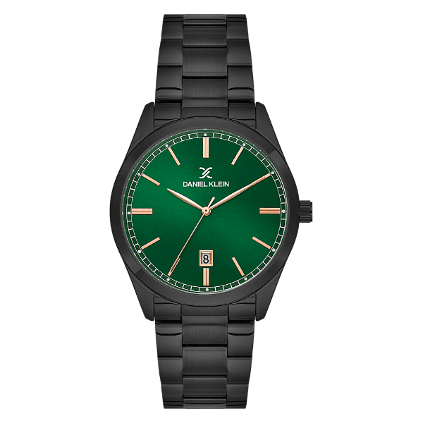 Anúncio: Relogio Analógico Masculino Daniel Klein DK.6.14449-5 Premium Gents / Pulseira de Aço Inoxidável - Preto/Verde