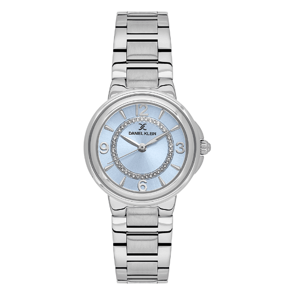 Anúncio: Relogio Analogico Feminino Daniel Klein DK.6.14322-2 Premium Lady / Pulseira de Aço Inoxidável - Prata/Azul