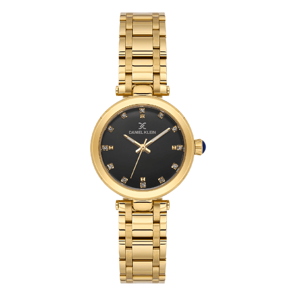Anúncio: Relogio Analogico Feminino Daniel Klein DK.6.14320-3 Premium Lady / Pulseira de Aço Inoxidável - Dourado/Preto