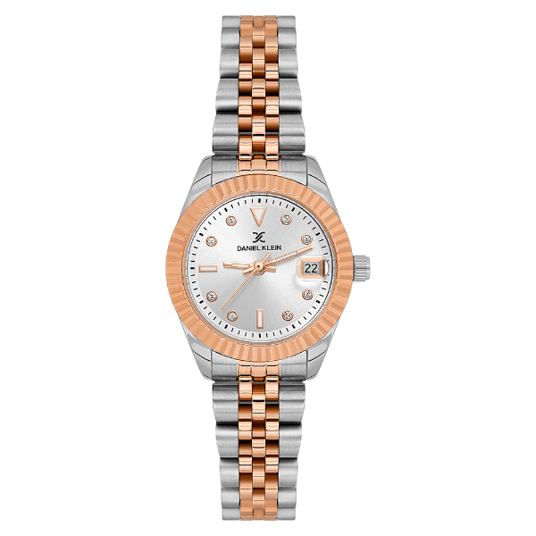 Anúncio: Relogio Analogico Feminino Daniel Klein DK.6.14319-6 Premium Lady / Pulseira de Aço Inoxidável - Prata/Rose Gold
