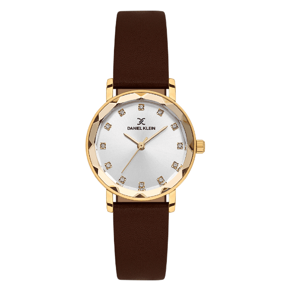 Anúncio: Relogio Analogico Feminino Daniel Klein DK.6.14317-2 Premium Lady / Pulseira de Couro - Marrom/Dourado