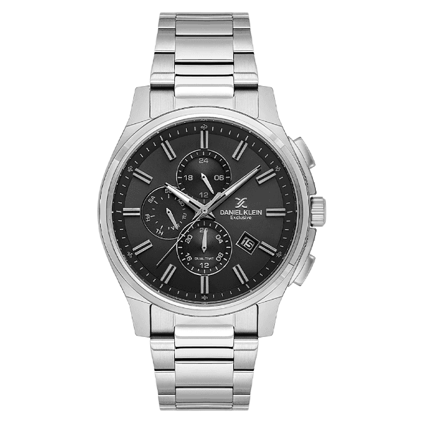 Anúncio: Relogio Analógico Masculino Daniel Klein DK.1.14350-2 Exclusive Gent / Pulseira de Aço Inoxidável - Prata/Preto