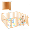 Anúncio: Cercadinho de Madeira Para Bebe SR-PP160-180/170-170 / Montessori Jardim De Infância / Recinto De Madeira Sólida - Bege