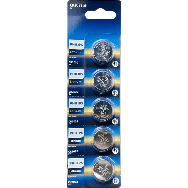 Anúncio: Pilha Botão Philips Lithium CR2032P5/70 / 3V / Com 5 Unidades