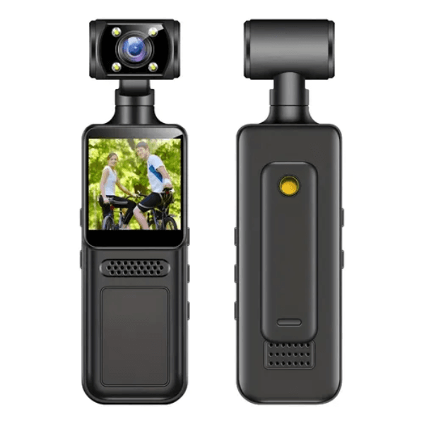Anúncio: Mini Body Camera de Ação Esportiva / 180° / 4K / Full HD / Microfone / Recarregavel - Preto