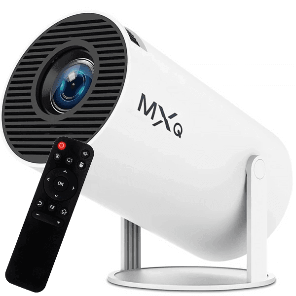 Anúncio: Projetor HY300 MXQ PRO Speed-X / 8K / HDMI / USB / 2.4G / 100-240V - Branco