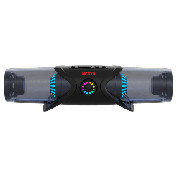 Anúncio: Speaker Marvo Gaming SG-100 Com Bluetooth 5.0 / Aux / 4W / 4000Mah / RGB - Preto