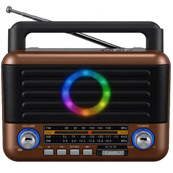 Anúncio: Radio Portátil Megastar RX516M Com Bluetooth / USB / AM-FM - Marrom/Preto