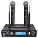 Anúncio: Sistema de Microfone Sem Fio Megastar MIC5539PRO Com 2 Microfones / Bivolt - Preto
