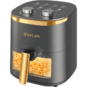 Anúncio: Fritadeira Eletrica Air Fryer Qylar FryLux QY-0612 / 1400W / 6 Litros / 220V ~ 50/60Hz - Preto/Dourado