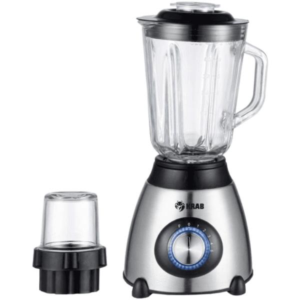 Anúncio: Liquidificador Elétrico Krab KBLIN60 / 1.5 Litros / 600W / 110V ~ 60Hz - Preto/Inox