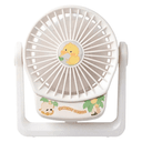 Anúncio: Mini Ventilador de Mesa Luo LU-F2238 Light Oxygen / 5 Velocidades / 500Mah / Recarregavel - Branco