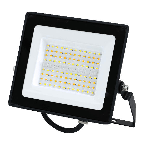 Anúncio: Refletor de LED Floodlight inteligente 4life FL0500N Wi-Fi 50W RGB+ Branco frio + Branco Quente 5000lm Tuya Smart Life 100-265V Bivolt