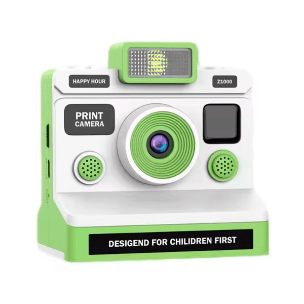Anúncio: Camera Instantânea Para Criança Children's Digital Happy Hour Z1000 Com Acessórios / Inclui Papel (3 peças) - Verde