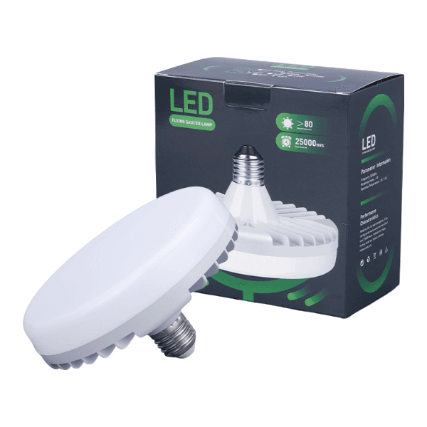 Anúncio: Lampada Led Flying Saucer / 80W / E27 / 7500K / 185V-265V ~ 50/60Hz - Branco