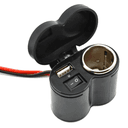 Anúncio: Carregador Multifuncional Para Moto Shoyyi WJ-890 / USB-A / Isqueiro / 12-45V  - Preto