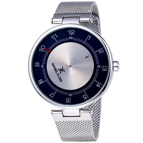 Anúncio: Relógio Analógico Daniel Klein Premium DK11918-2 Masculino Pulseira de Aço Inoxidável - Prata e Azul Escuro