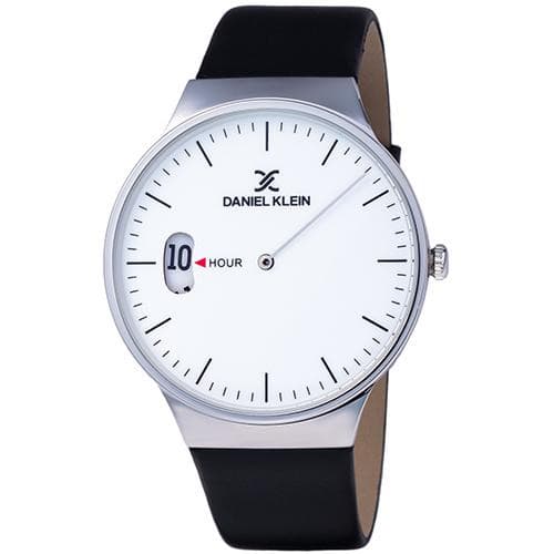 Anúncio: Relógio Analógico Daniel Klein Fiord DK11908-1 Masculino Pulseira de Couro - Preto e Prata