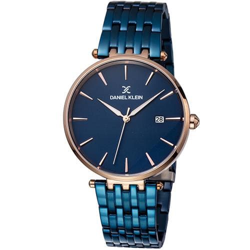 Anúncio: Relógio Analógico Daniel Klein Premium DK11888-6 Masculino, Metal - Azul e Rosa Ouro