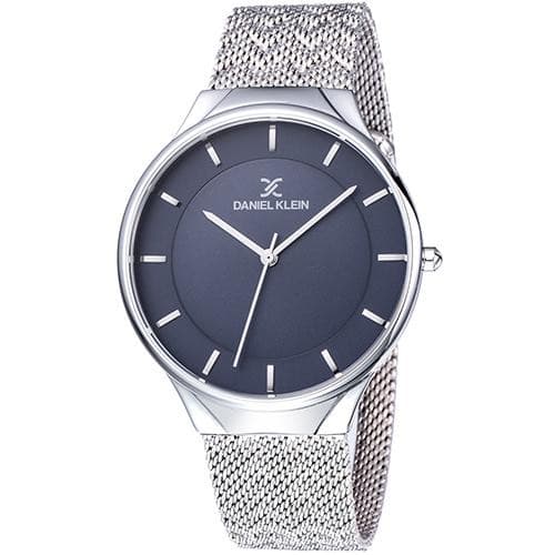 Anúncio: Relógio Analógico Daniel Klein Fiord DK11909-5 Masculino Pulseira de Aço Inoxidável - Prata e Azul Escuro
