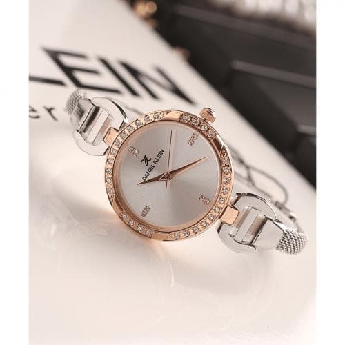 Anúncio: Relógio Analógico Daniel Klein Premium DK11803-5 Feminino, Metal - Prata e Rosa Ouro