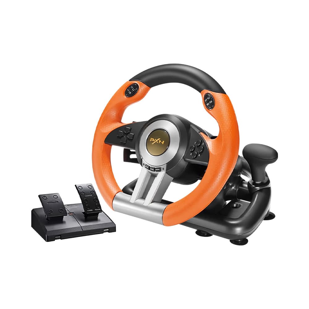 Anúncio: SIMULADOR PXN V3 PRO VOLANTE CON PEDAL ORANGE BLACK