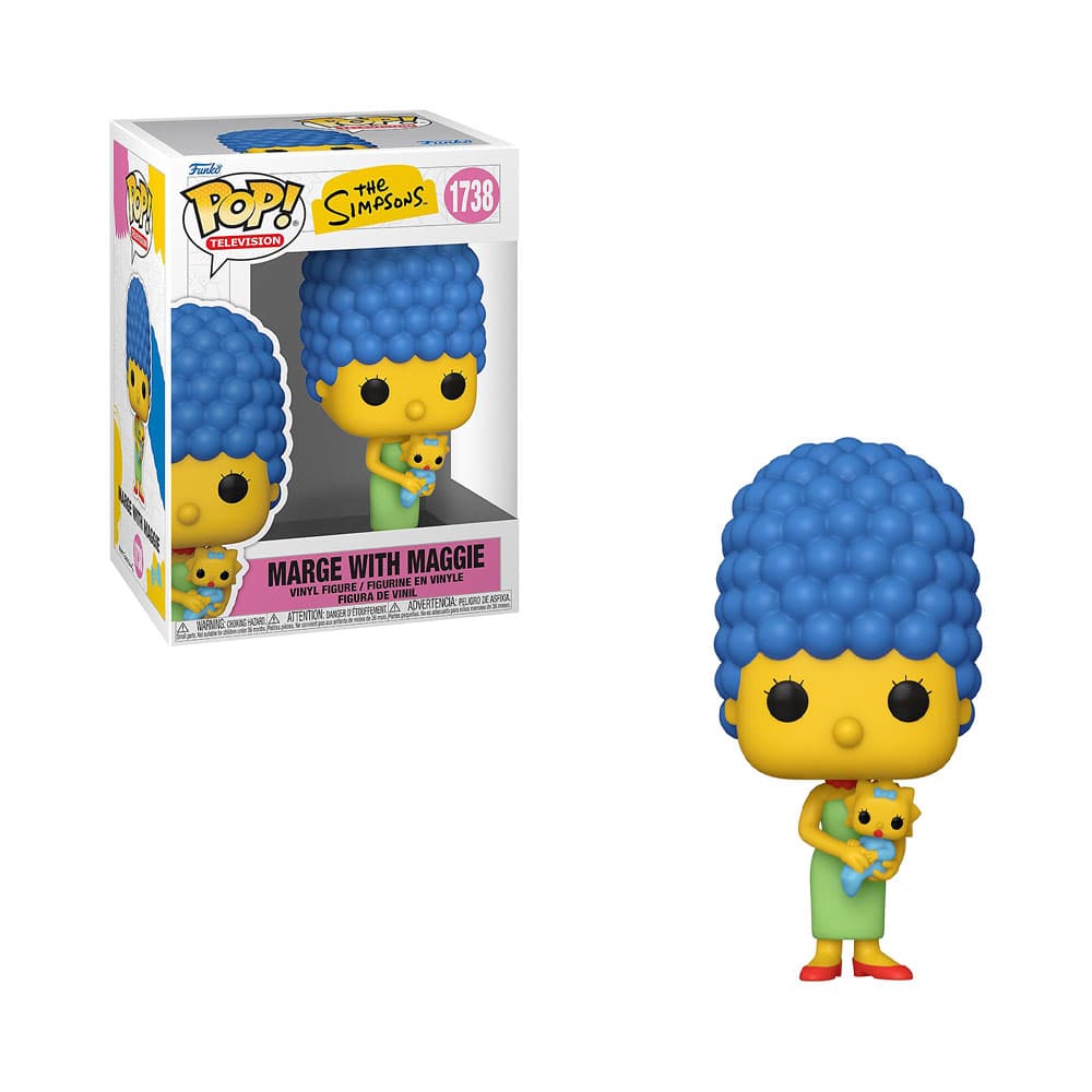 Anúncio: MUÑECO FUNKO POP TELEVISION THE SIMPSONS MARGE WITH MAGGIE 1738