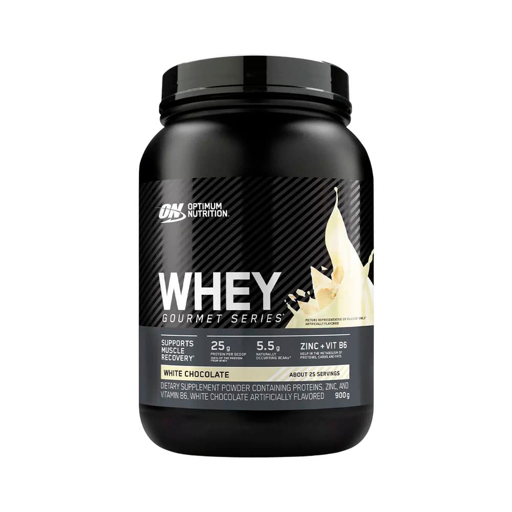 Anúncio: SUPLEMENTO OPTIMUM NUTRITION WHEY GOURMET SERIES LATAN WHITE CHOCOLATE 900GR